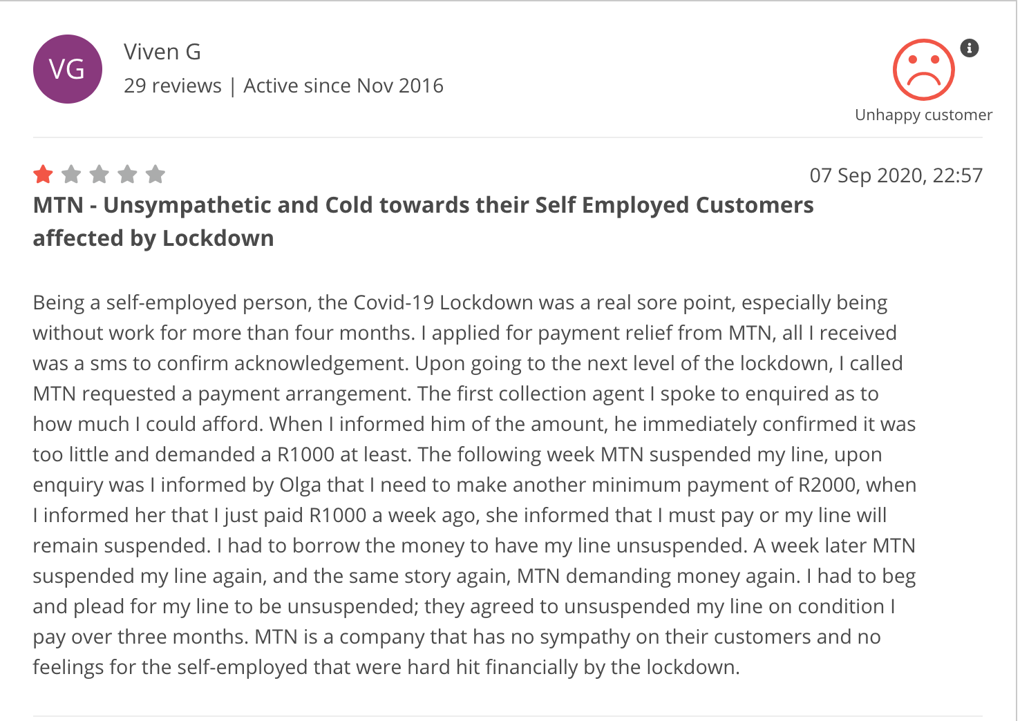 MTN-covid-customer-service-review
